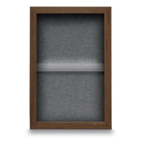 United Visual Products Indoor Enclosed Combo Board, 48"x36", Black Frame/White Porc & Pearl UVCB4836B-WHTPORC-PEARL